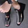 Shoes Summer High Beach Casual Quality Genuine Leather Fashion Men s Sandals Sandal