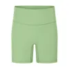 L-067 High Rise Yoga Short Pants Nude Sense Shorts No T-Line Women Slim Fit Fit Light Treg