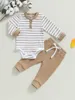 Kledingsets NANYKNIGHTY Born Baby Girl Winteroutfits Behaaglijke fleece jas met capuchon en broek set 2st