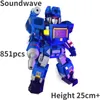 Jouets de transformation Robots MOC Transformation Kong Soundwave Robot Building Block Creative DIY Assembly Building Block Enfants et Garçons Jouet Cadeau D'anniversaire 230720