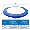 Trampolines Trampoline Side Protective Cover Tear-Resistant Waterproof Safety EPE Foam Edge Cover Replacement Safety Pad Spring Cover 230720