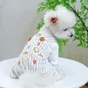 Chien vêtements vêtements combinaisons pyjamas pour animaux de compagnie printemps été Costume pour petits chiens moyens salopette chiot accessoires vêtements barboteuses