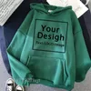 Men's Hoodies Sweatshirts Custom Print Diy Text Picture Hoodies Women Custom Hoodie Customize Personalized Hoodie Drop Sweatshirts 230720