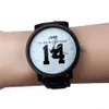 Superior Fashion Leather Band Quartz Analog Wrist Watch for Lovers juli8208Z