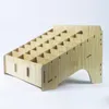 Boîte de rangement de gestion de téléphone portable en bois Creative Desktop Office Meeting Finishing Grid Multi Cell Phone Rack Shop Display262z