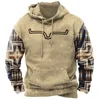 Män s hoodies tröjor Autumn Vintage Hoodie Overdimensionerad kläder Cykling Jacket Street Fashion Sweatshirt Långärmar Pullover Top 230721