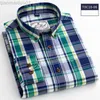 メンズカジュアルシャツ2021ニューメンシャツ100％コットン高品質の長袖ビジネスプレーズファッションブランド服明るい色DA451 L230721