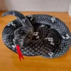 Symulowany wąż fałszywy węża pluszowa zabawka węża.