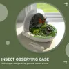 Benodigdheden voor kleine dieren Zijderups Doos Bug Raising Case Cage Natuurspeelgoed Outdoor Toy Viewer Transparant Kids Insect Critter Catcher Observatie Huisdier Houder 230720