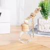 Car perfume bottle cars pendant ornament essential oils diffuser 12 designs air freshener fragrance empty glass bottle LL