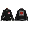 Mens jackets Baseball varsity jacket letter stitching embroidery autumn and winter men loose causal outwear fashion coats