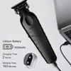 Clippers Trimmers Kemei 2299 Barber Cordless Hair Trimmer 0mm Zero Gapped Carving Clipper Detailer Professional Electric Finish Cutting hine x0728 x0801