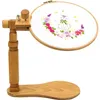 Adjustable Rotat Embroidery Frame Stand For Most Hoop Cross Stitch Wooden Chinese Sewing Notions & Tools261q