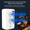 Hundkläder Ultraljud Bark Stopper Outdoor Repeller Shop Garage Anti-Noise Valp Barking Control Training Device237M