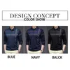 Men's T-Shirts TFETTERS Brand Oversized T Shirt Autumn Smart Casual TurnDown Long Sleeve Tee Top Slim Fit Antiwrinkle Print Men Cloing J230721