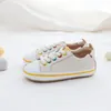 Sneakers Spring and Autumn Children s Casual Shoes Real Leather Colorful Boy S Flat Cowhide Söta baby Girls 3 T 5T 230720