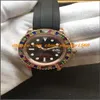 Relógio de pulso de luxo 2017 moda relógio de borracha pulseira 40mm arco-íris diamante relógio relógios masculinos automáticos nova chegada 253x