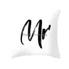 Pillow Case Love Couple Letter Mr And Mrs Er Valentine Day Pillowcase Lovers Home Office Sofa Throw Drop Delivery Garden Textiles Be Dhl6F