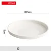 Plates FANCITY Soup Plate Deep Household Deepening Large Ceramic Western Net Red Light Luxury White High-end Japanese