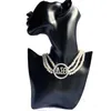 Chokers Handmade Greek Sorority Custom Three Layer White Pearl AEO Letter Necklace Earring Set Jewelry For Women259x