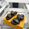 صندل العلامة التجارية الفاخرة moccasin bom dia Flat Flat Mule Beach Sandals Buckle Wonder Wonder