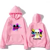 Hot style Hommes Hoodies Hip Hop Marsmello Anime Cartoon Manga Sweat Imprimé Graphique Vêtements Pour Harajuku Casual Pocket Streetwear