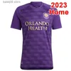 2023 22 Orlando City SC Mens Soccer Jerseys Kara Pereyra Ruan Jansson Pato F. Torres Perea Home Away White Goal Garden Football Shirt Short Sleeve Uniforms T230720