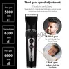 Clippers Trimmers Full Body Washable Electric Hair Clipper Ceramic Professional Fine Justerbar hårtrimmer Lågbrus Hårklippning Hine Razor X0728