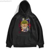 Moletons com capuz masculino Pulôver Japão Anime ONE PIECE Clotes Roronoa Zoro Estampa de desenho animado Masculino die Vintae Punk dies ip op Sweatsirt masculino L230721