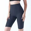 Shorts pour femmes printemps et été Tlinefree couleur unie Yoga Fivepoint pantalon serré élastique exercice Fitness 230720