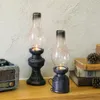 Andere Evenementen Feestartikelen Creatief Hars Kerosine Lamp Retro Stijl Kandelaar Vintage Kandelaar Home Decor Kabinet Desktop Glazen Deksel pasen Gift 230721