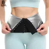 Belts Plus Size Men And Women Waist Trainer Sweat With 3 Hooks Tummy Slimming Belt Body Shaper Loss Weight Corset