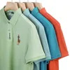 Erkek Polos Kubro% 100 Pamuklu Yüksek Kaliteli Erkekler Saf Pamuk İşlemeli Polo Gömlek Yaz İş Maddesi Spor Sporlu T-Shirt 230720