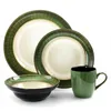 Plates Grand Jade 16 Piece Dinnerware Set