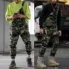 Menslastbyxor Casual Street Wear Style Camouflage Strap Long Pants Overalls Male Casual Pants Asian S-3XL2874