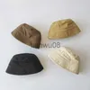 Sombrero de pescador simple de color sólido de estilo japonés para niños con bloqueador solar para niños y niñas gorra de pescador casual que combina con todo x0809