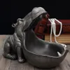 3D Hippo Statue Home Decoration Accessories Desk Sculpture Storage Box Home Decor Figurine Ornament Wedding Party Decorations T200281G