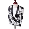 Мужские костюмы Blazers Blazer Fashion Splash Print