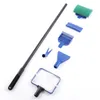 Aquarium Tank Clean Set Fish Net Gravel Rake Algae Scraper Fork Sponge Brush Cleaning Tools Aquariums Accessories222Y