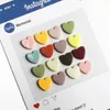 Fridge Magnets 10PCS Cute Mini Colorful Love Heart Small Refrigerator Stickers Lovely Pos Wall Magnetic Sticker For Home Deco 230721