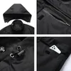 Men's Jackets 2023 Men Fashion Spring Windproof Waterproof Hooded Autumn Outdoor Breathable Big Size Detachable Hat Jacket