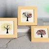 New Raw chip Stone Crystal Tree of Life Pattern Wooden Picture Frame Table Home Fashion 7 Chakra Accessories Festive Display Ornaments Gift