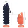 Mode kreative faltbare Wasserflaschen Outdoor Wandern Reisen Flasche tragbare Turnhalle Sport einziehbarer Wasserkocher umweltfreundliche Trinkbecher Großhandel