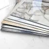 10pcs Marble Grain 3D Wall Sticker Floor 30x60 cm PVC Self-Adhesive Waterproof Decorative s for Home DIY House 220328 LL