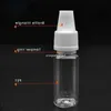 HOt in Europe TDP Bottles 10ml, New design 10ml PET Clear Bottles Dropper Plastic Eliquid Containers with ChildProof Tamper Tampas Thin Sbfr