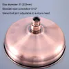 8 inch Antique Vintage Red Copper Round Bathroom Rain Shower Head Home Bathroom Product Standard 1 2 zsh257 H0911248Q