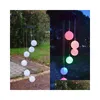 Garden Decorations Led Solar String Lights Butterfly Dragonfly For Xmas Party Outdoor Love Hearts Ball Lamp Drop Delivery Home Patio Dhphj