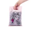 Gift Wrap 100pcs Thicken Plastic Bag Shopping Business Packaging Bag Poly Tote Bag Gift Tote Pouch Clothing Store Handbag 230720