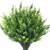 decoratieve bloemen realistische herbruikbare kunstmatige eucalyptus met stengel 12 stks/set niet-verwelken faux groene planten voor huisdecoratie nee