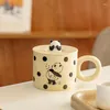 Mugs Cartoon 3D Panda Ceramic Mug Coffee Cup Original Kawaii Cups Beautiful Tea Drinking Glasses For Drinks